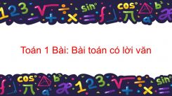 Bài Bài toán có lời văn
