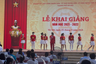 Lễ khai giảng đặc biệt của học sinh Hà Nội và cả nước